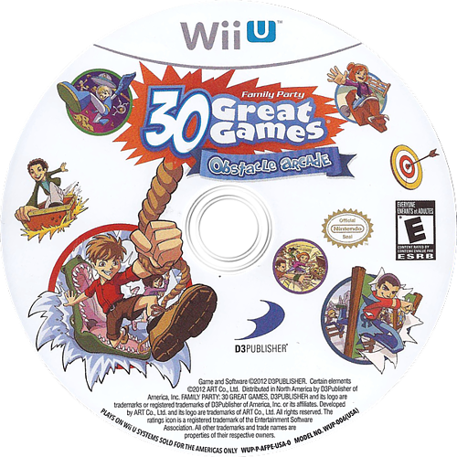 Family Party: 30 Great Games Obstacle Arcade screenshot 3 for Wii U